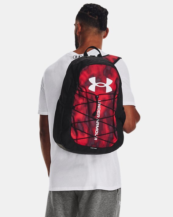 UA Hustle Sport Backpack, Red, pdpMainDesktop image number 0